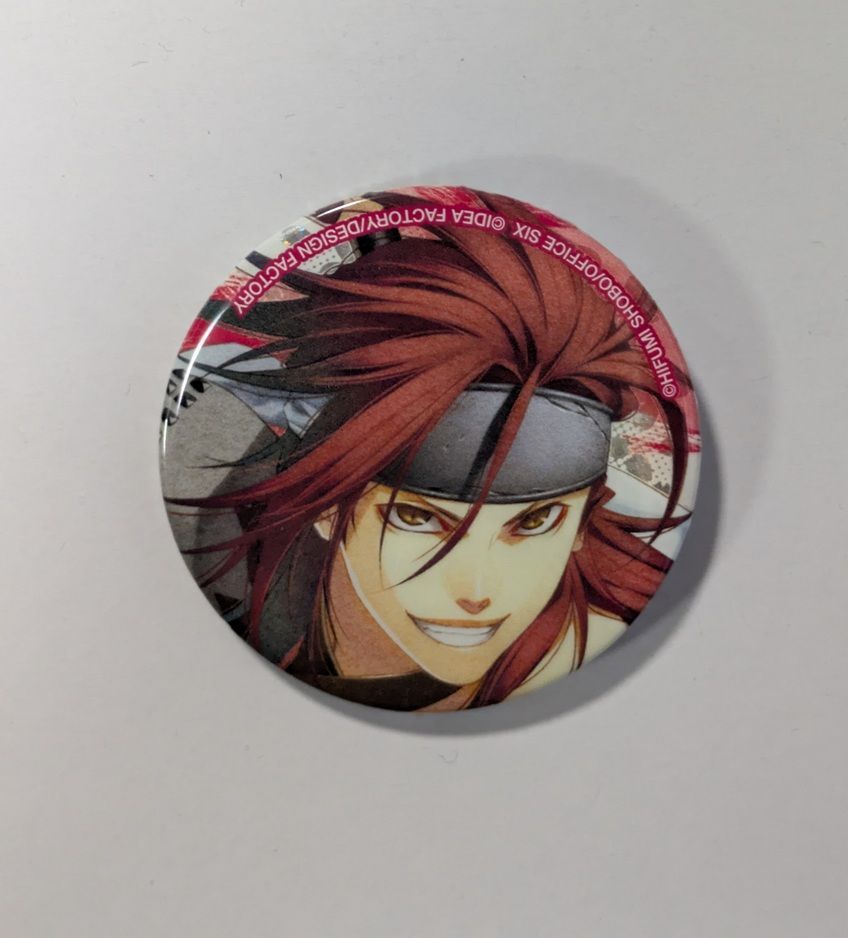 薄桜鬼 オトマ 原田左之助 缶バッチ 薄桜鬼 缶バッジ 原田左之助 風間