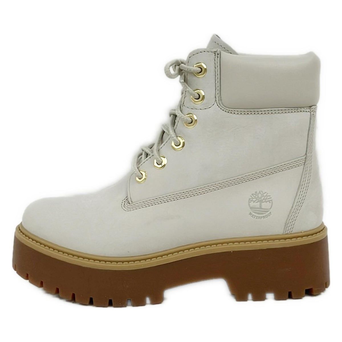 Timberland(ティンバーランド) ショートブーツ 25.5 レディース - 白