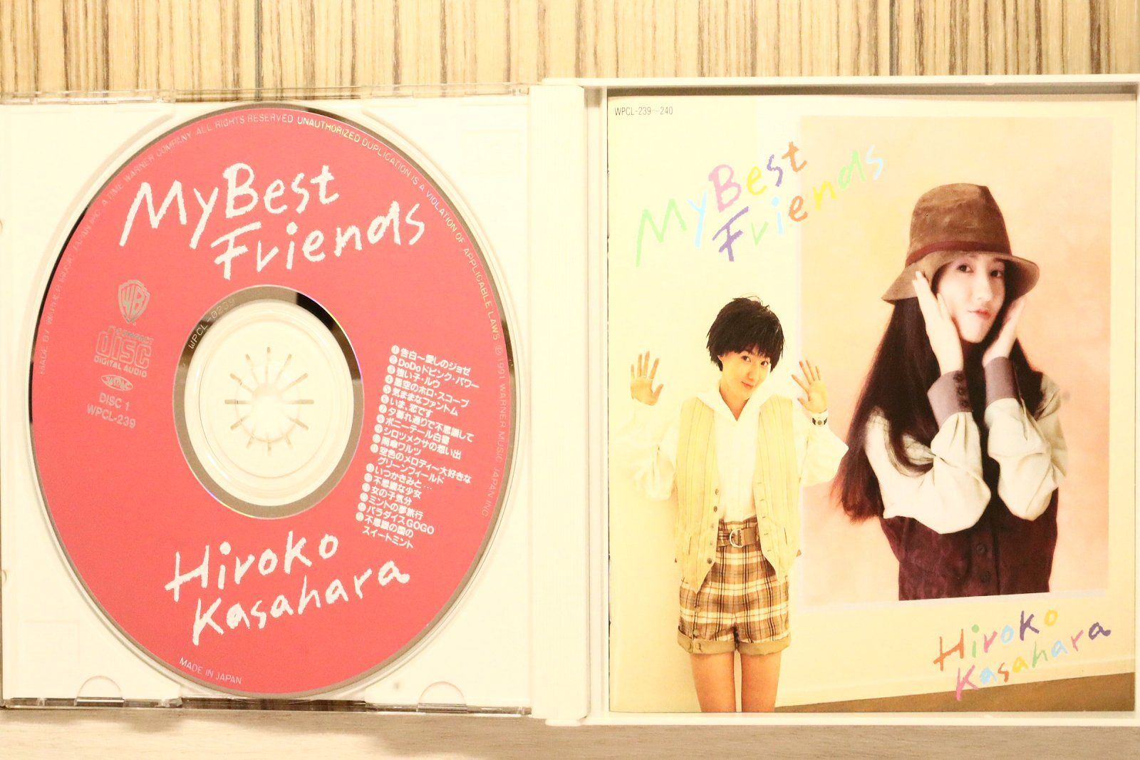 国内盤CD☆笠原弘子/Hiroko Kasahara□ MY BEST FRIENDS 【WPCL239