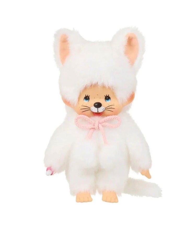 海外限定品 モンチッチ アニマルモンチッチ 白猫 Animal Monchhichi