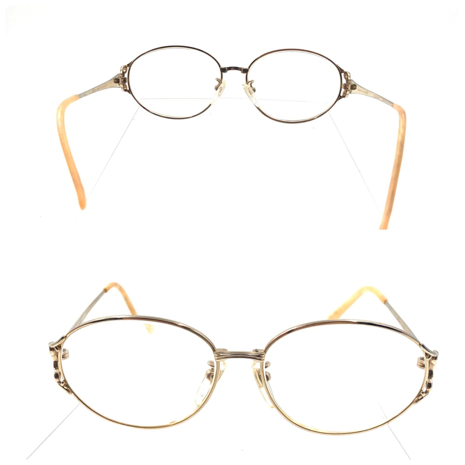 FENDI フェンディ FE-0301-2 メガネ オーバル型 フルリム 金属フレーム