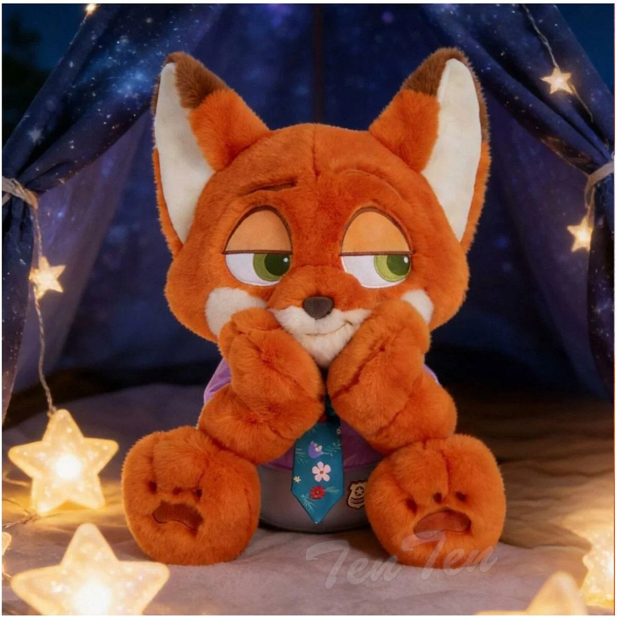 ズートピア ニック ぬいぐるみ ブランケット入り 大きいサイズ 50cm