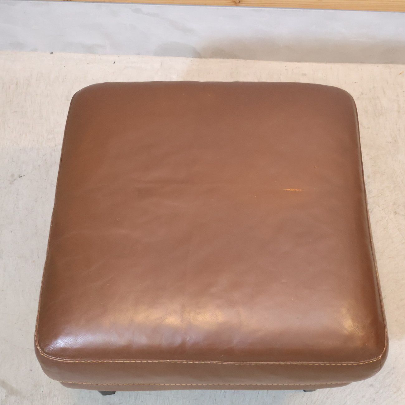 KEYUCA ケユカ 本革 オットマン レザー スツール 北欧スタイル