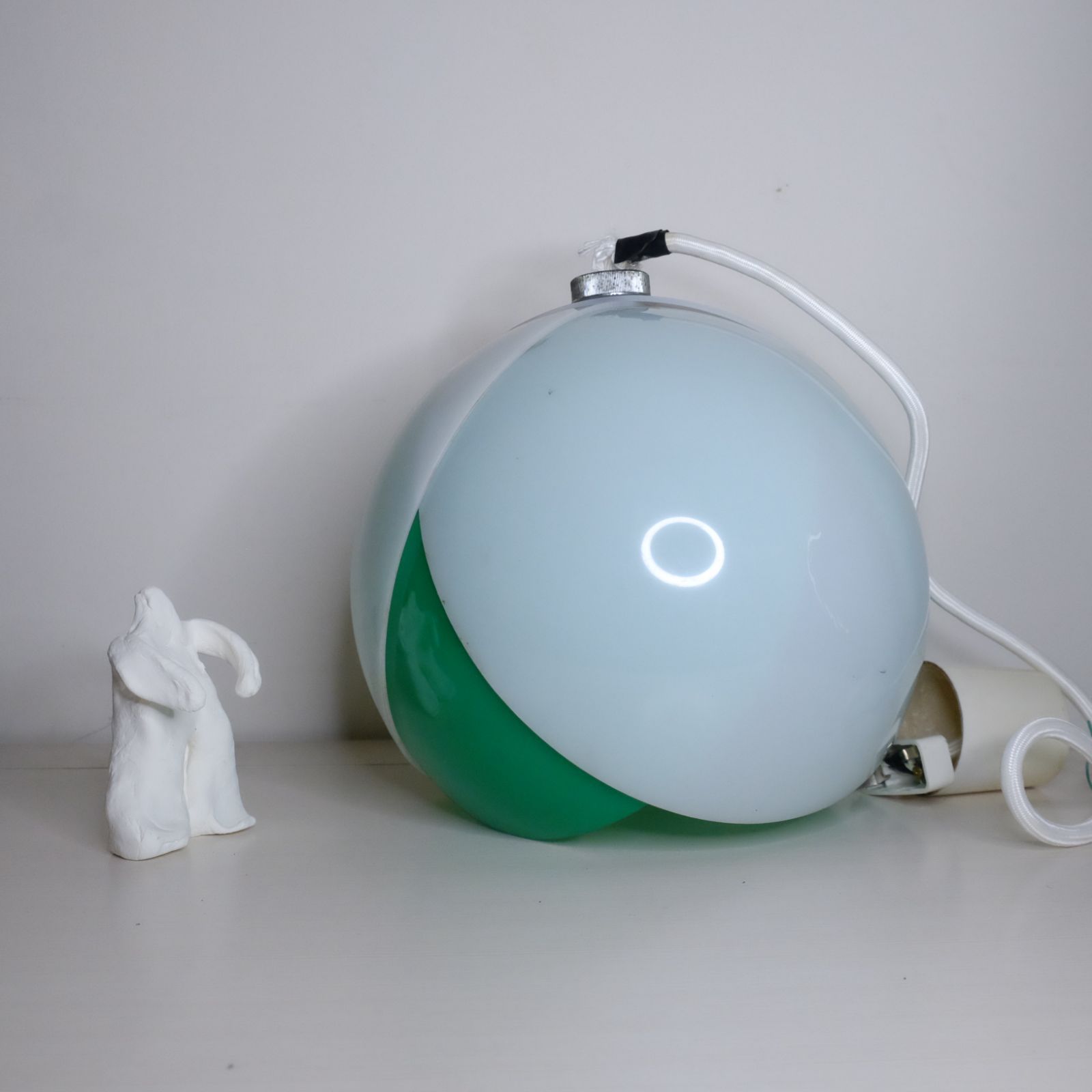 ナショナル 松下電工株式会社 ペンダントランプ チューリップ グリーン