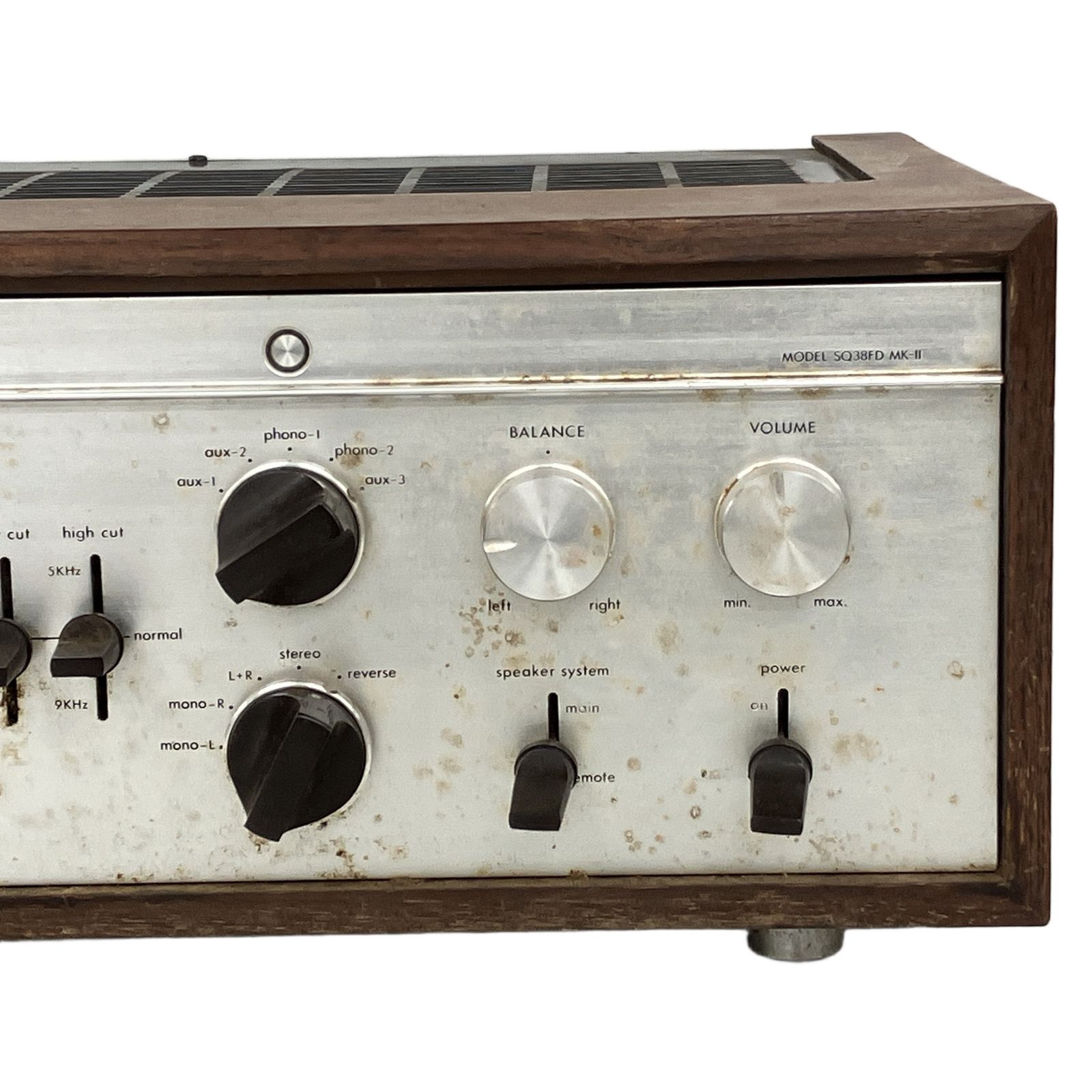 LUXMAN SQ38FD ラックスマン 管球式 プリメインアンプ 電源ケーブル欠