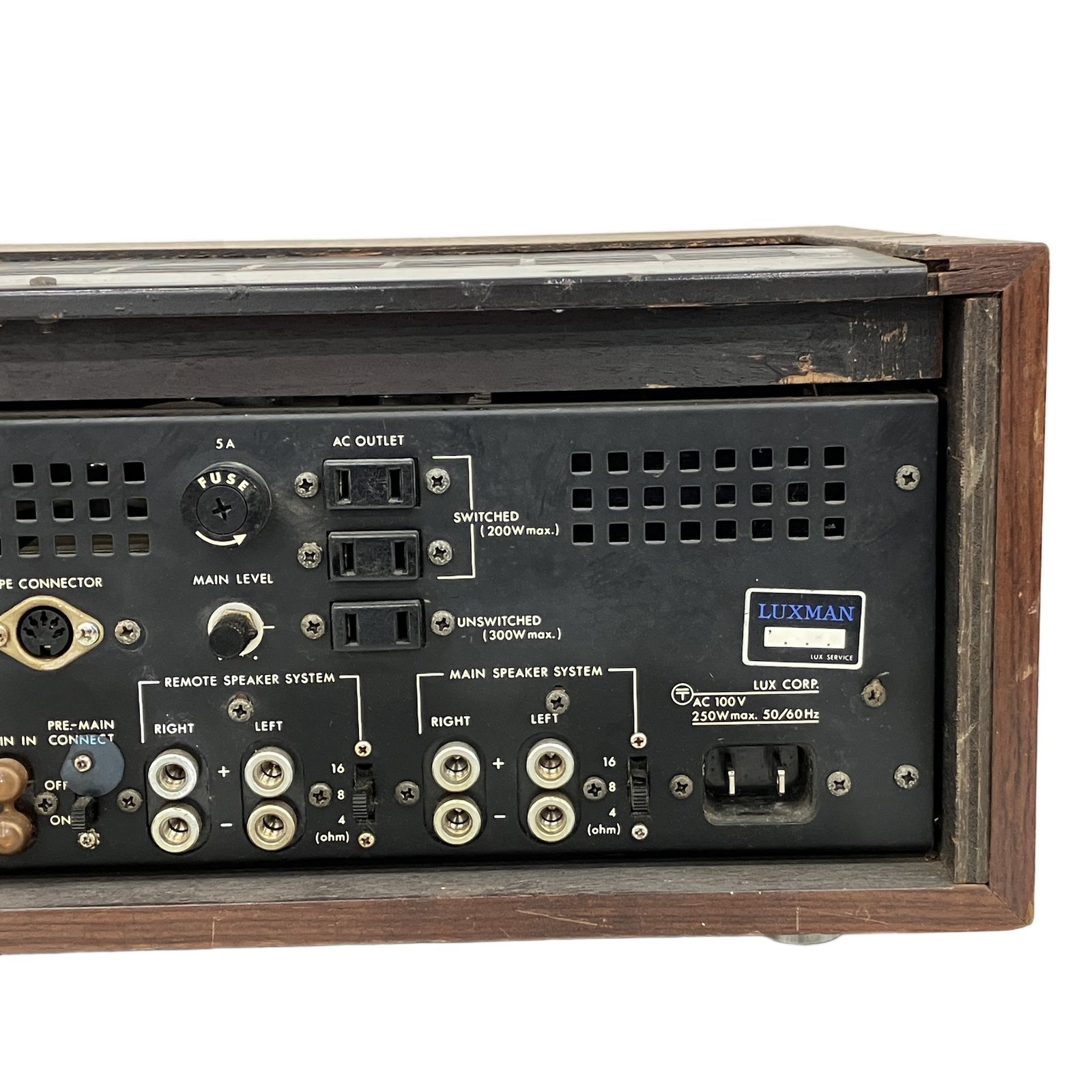 LUXMAN SQ38FD ラックスマン 管球式 プリメインアンプ 電源ケーブル欠