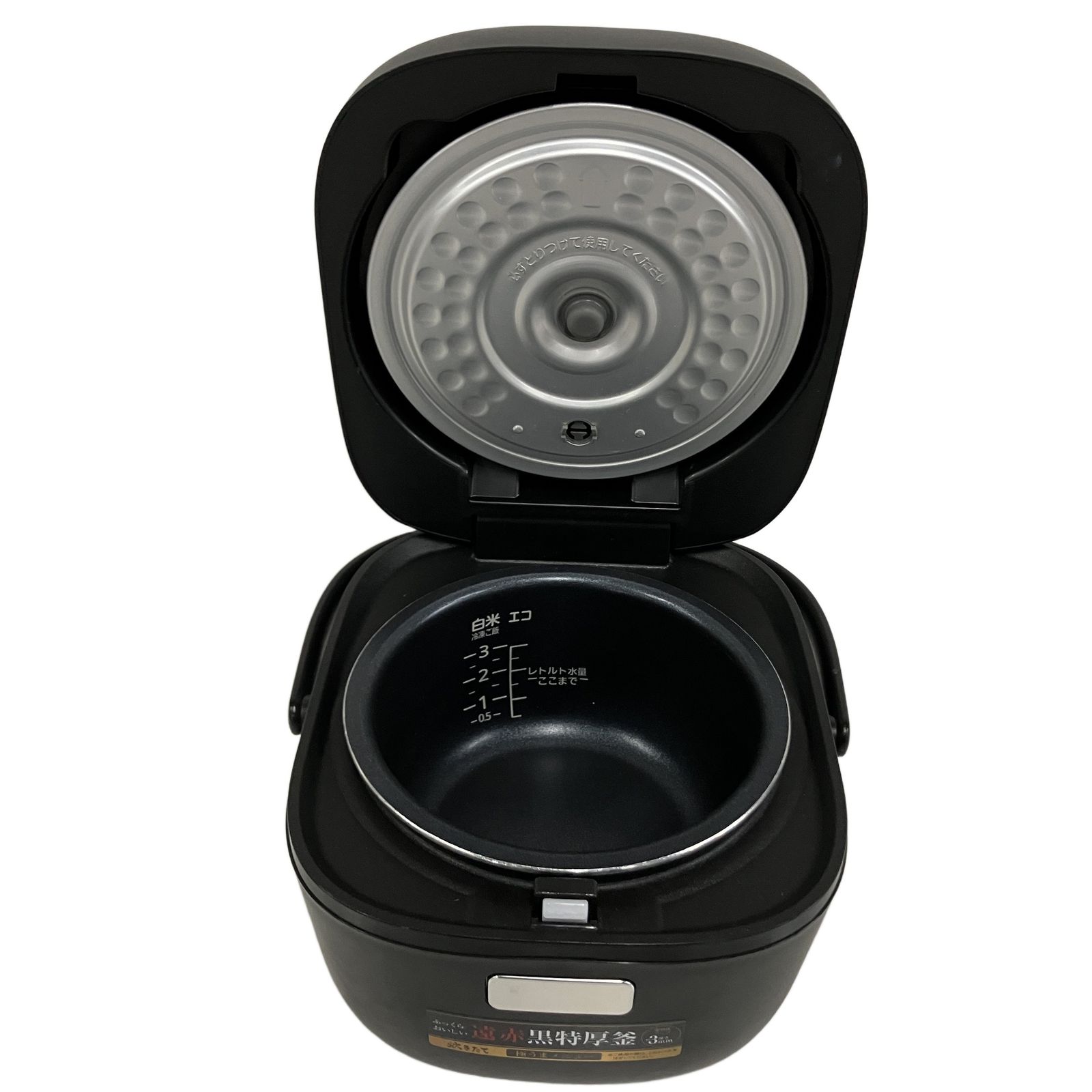 TIGER マイコンジャー 炊飯器 JBS-B055 マットブラック 2024年製 0.54L