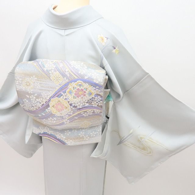 百華❀O-236◇新品 正絹 着物 やまと誂製 桜 華文 袋帯 - メルカリ