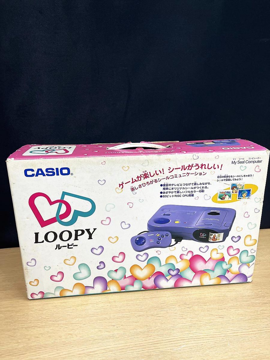 ジャンク品】 CASIO カシオ LOOPY ルーピー マイシールコンピューター