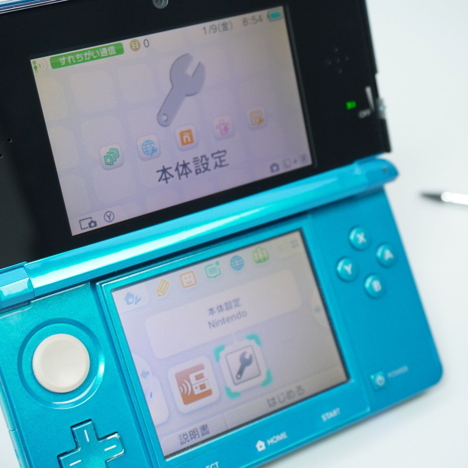 m503】Nintendo 3DS 本体 アクアブルー 動作確認済み - メルカリ