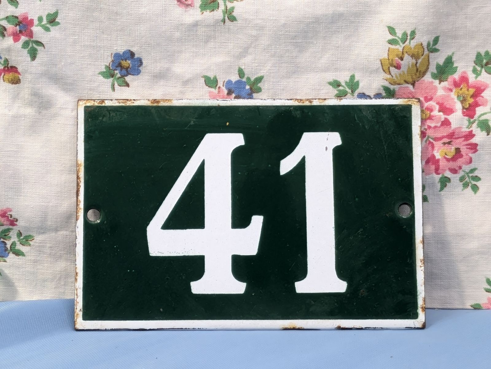 フランス アンティーク ホーロー ナンバープレート 3枚セット - メルカリ