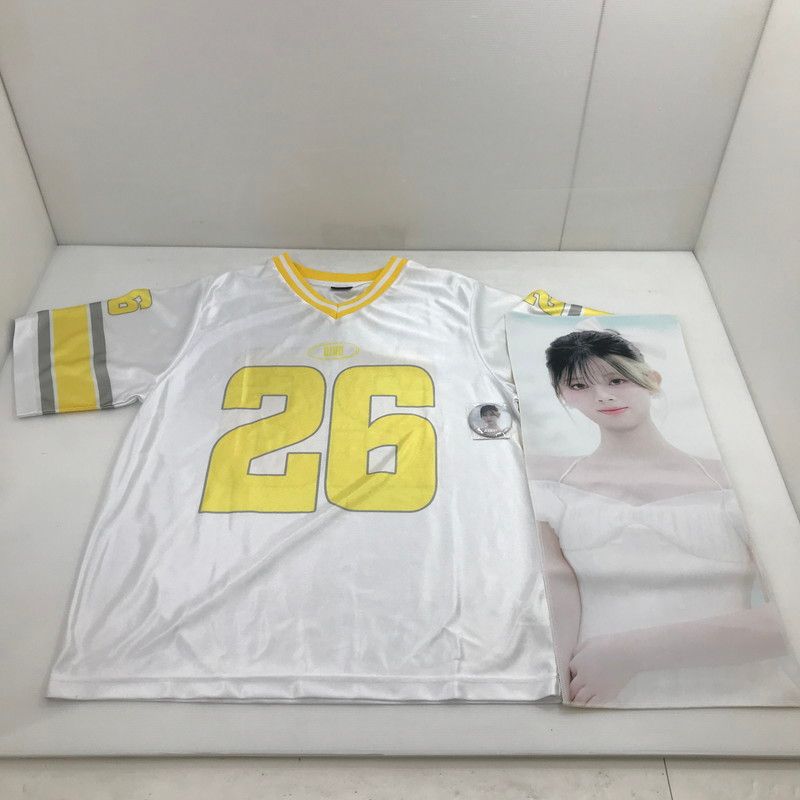 中古品】 NiziU リク RIKU グッズセット ユニフォーム(M)/タオル/缶