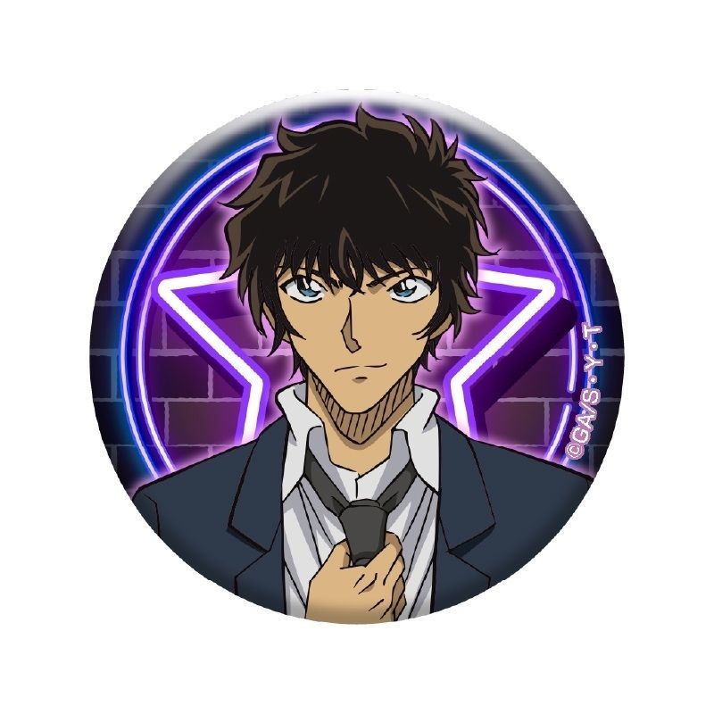 松田陣平 名探偵コナン グリッター缶バッジ vol.4 コナン グッズ 缶