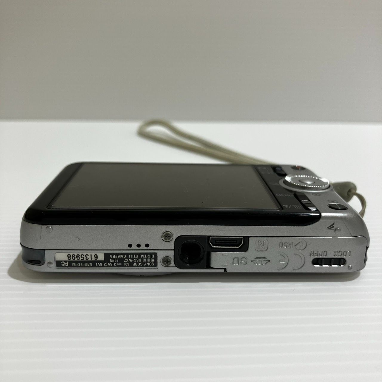 ☆【美品/動作確認済】SONY Cyber-shot DSC-WX7 シルバー デジカメ 取