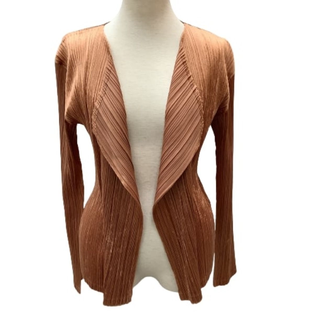 ♪♪ISSEY MIYAKE イッセイミヤケ PLEATS PLEASE カーディガン ベロア