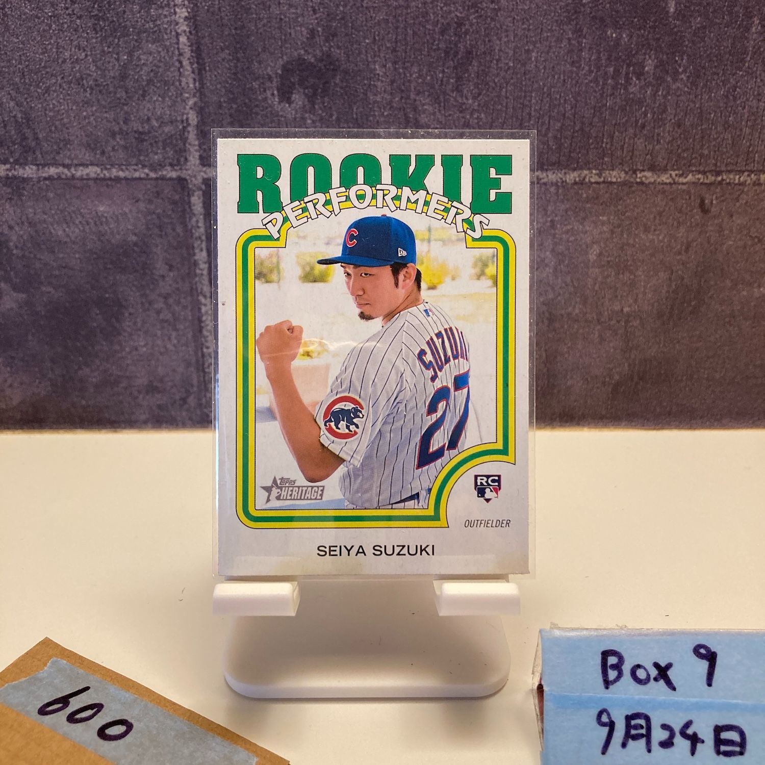 2022 Topps Heritage 鈴木誠也 Seiya Suzuki シカゴカブス Outfield RC