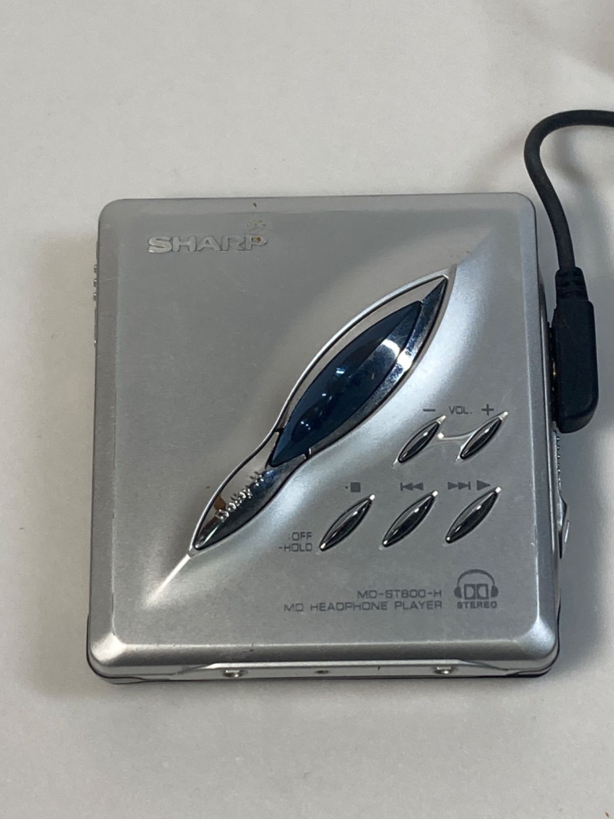 動作品 SHARP シャープ ポータブルMDプレーヤー MD-ST800 動作確認済み