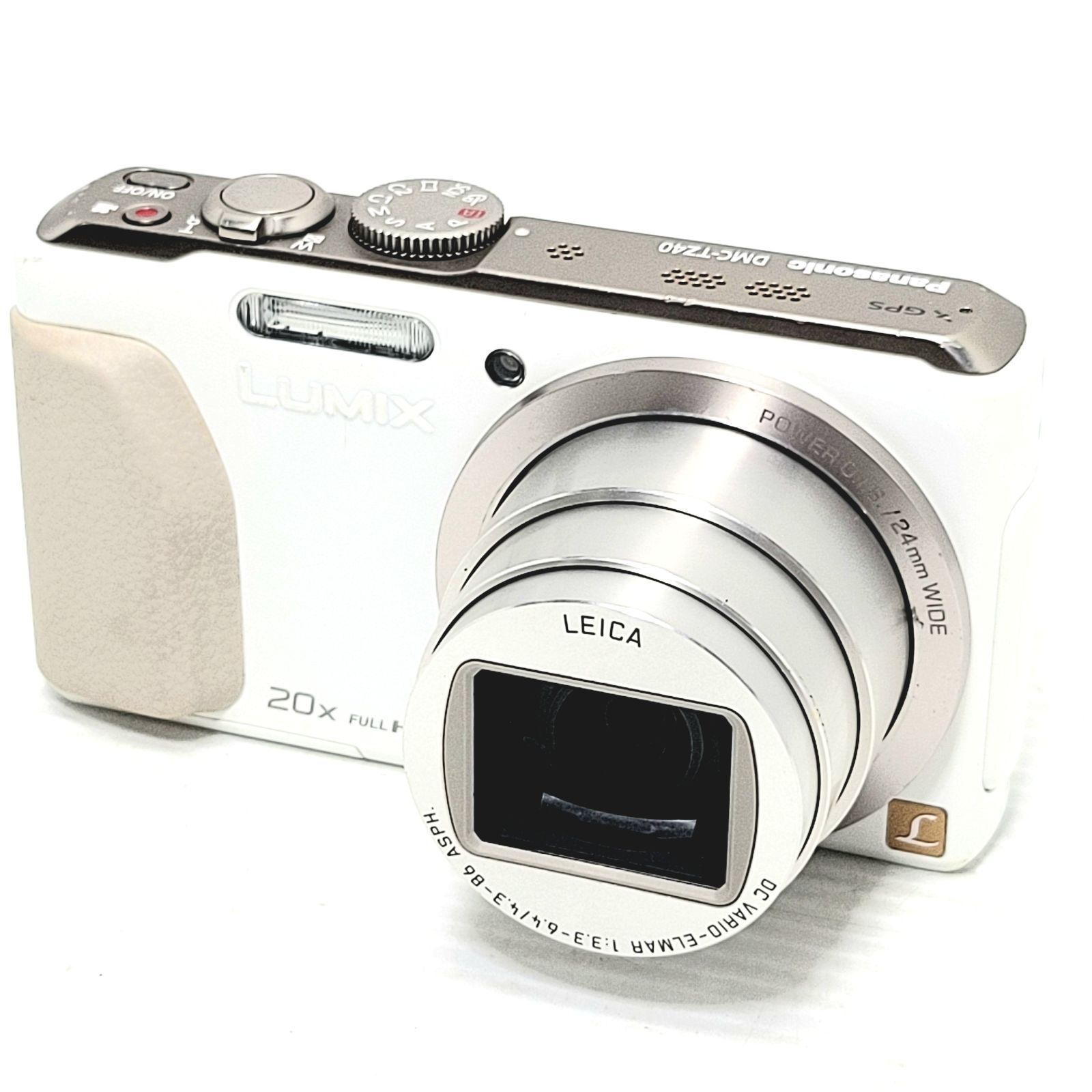 現状品】Panasonic LUMIX DMC-TZ40 ホワイト - メルカリ