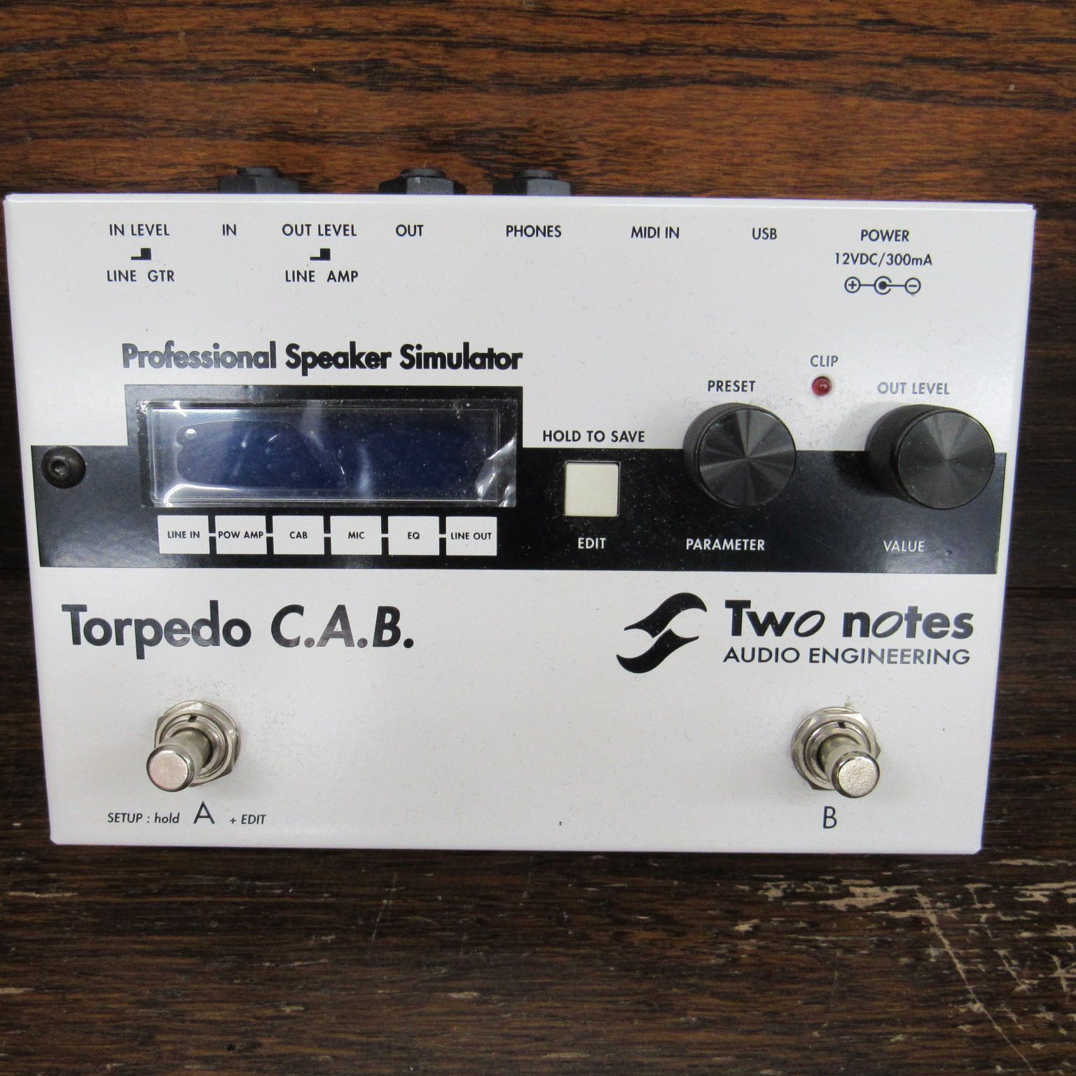 Two notes Torpedo C.A.B. スピーカーシミュレーター キャビネット