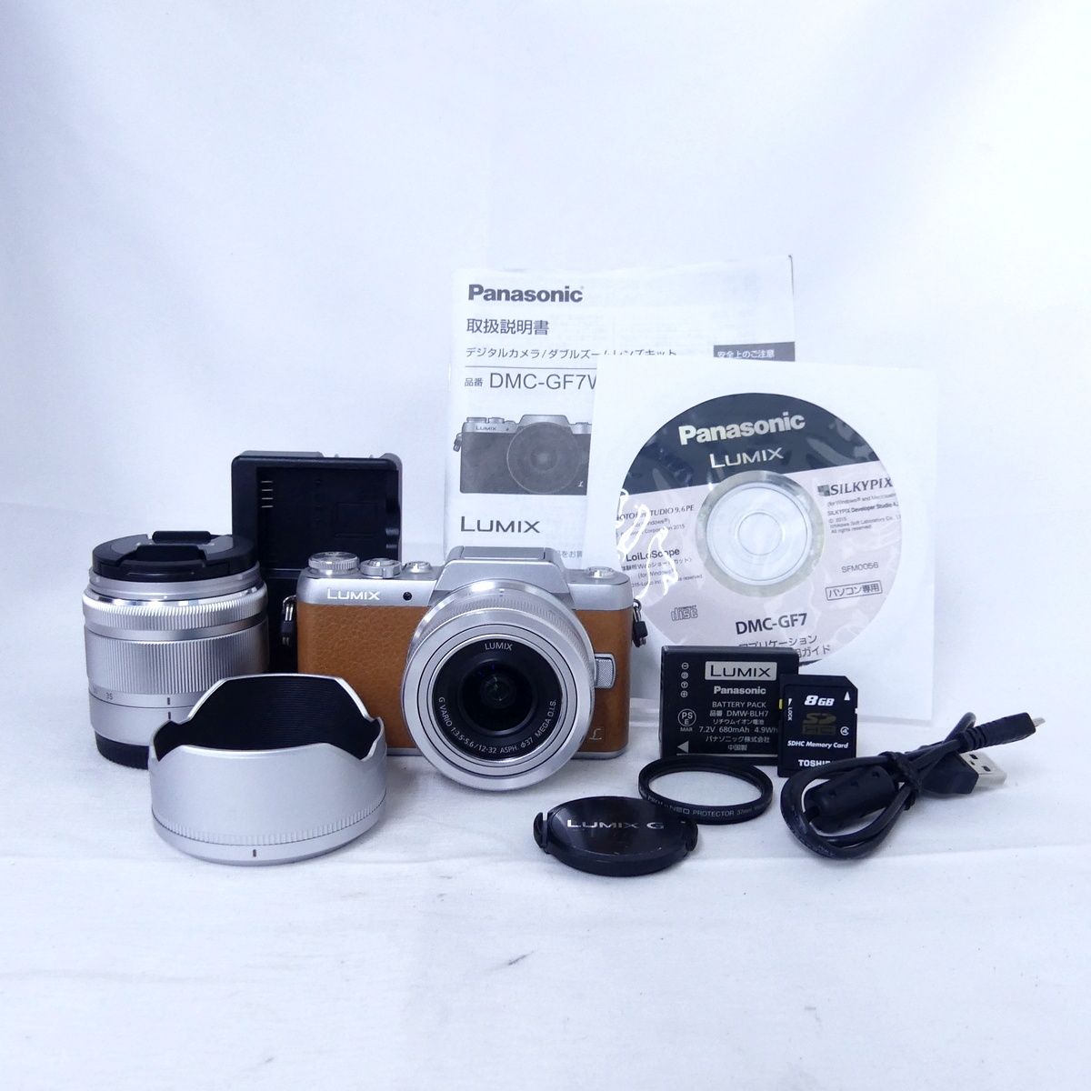 Panasonic パナソニック LUMIX DMC-GF7 12-32mm 35-100mm ダブルズーム