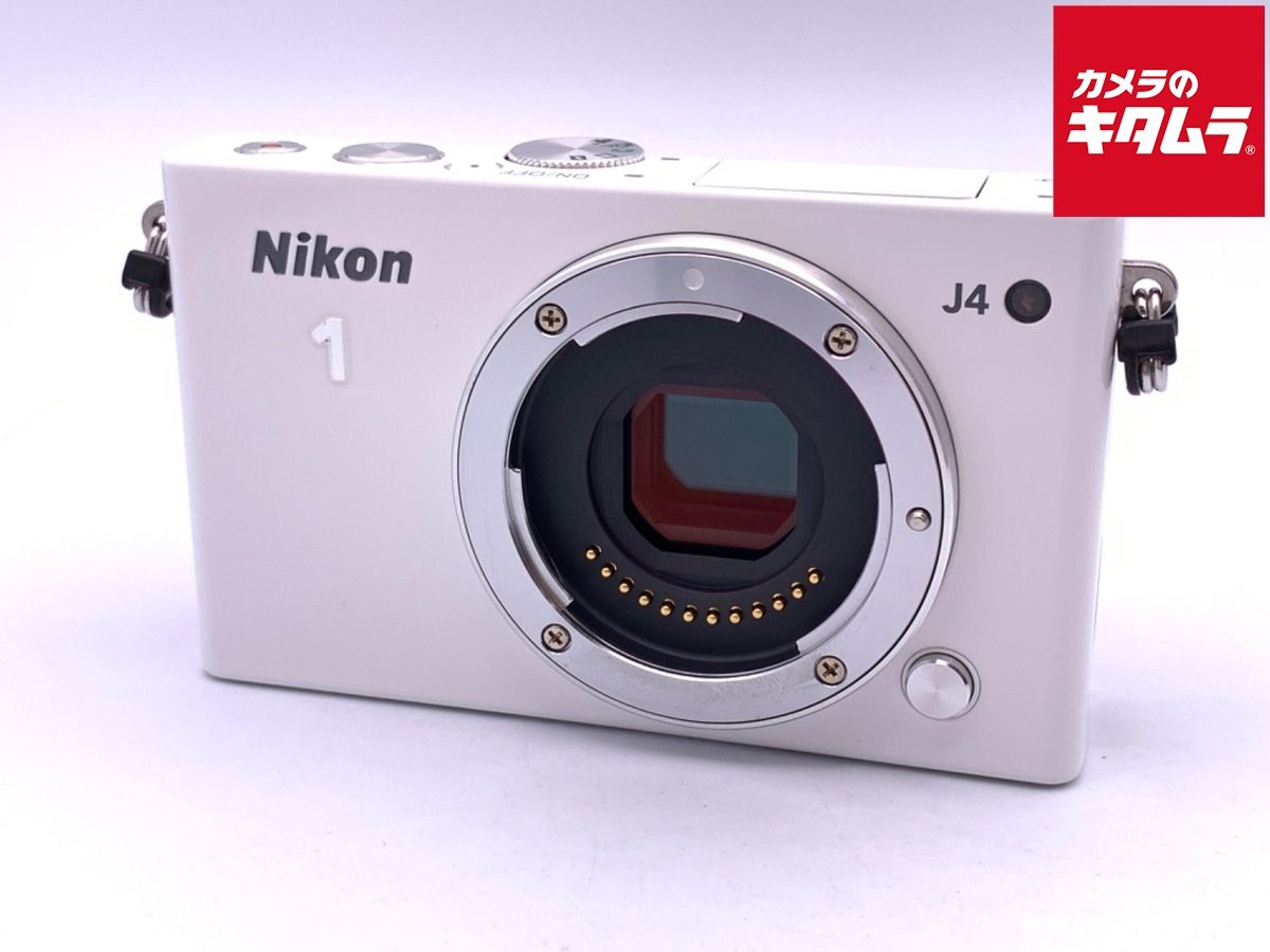 中古】 【並品】 ニコン Nikon 1 J4 ボディ ホワイト - メルカリ
