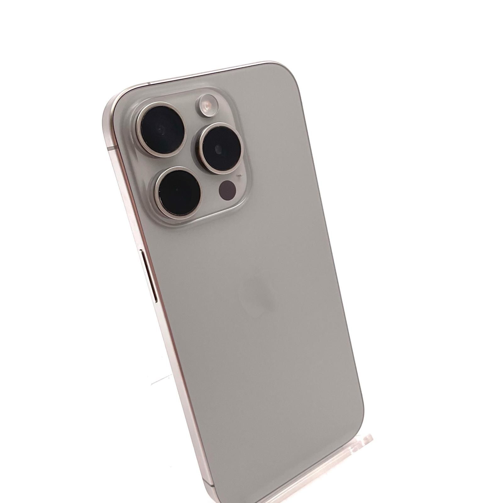 iPhone 15 Pro 256GB ナチュラルチタニウム SIMフリー 白ロム 動作確認