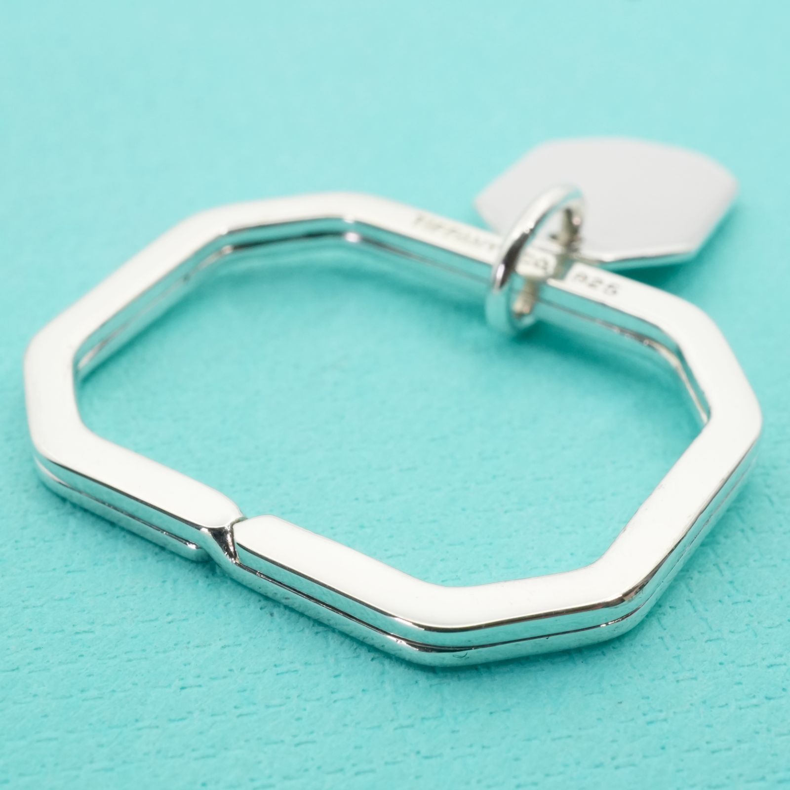 希少極美品 ティファニー オクタゴン キーホルダー ヴィンテージ/25