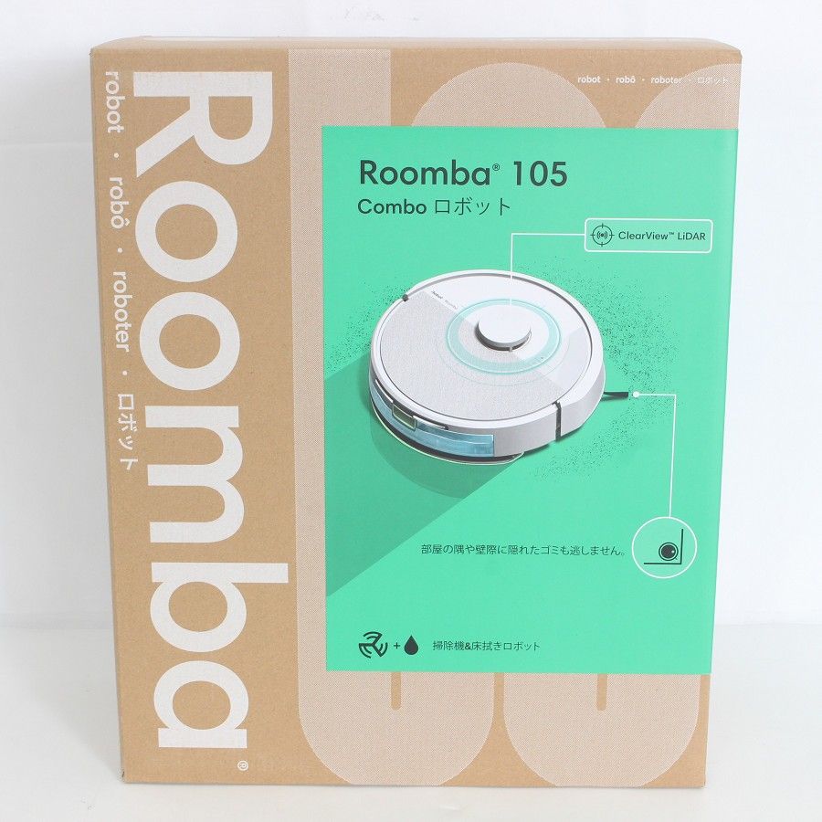 新品未開封】iRobot ルンバ105 コンボ Y311260 ホワイト ロボット掃除