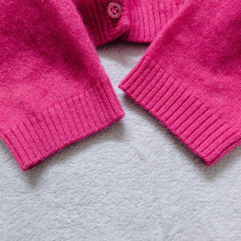 オールド ユニクロ UNIQLO カシミヤ100% カーディガン ピンク M ニット