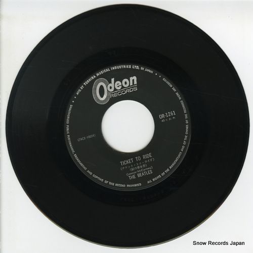 レコード】ザ・ビートルズ 涙の乗車券～チケット・トゥ・ライド OR
