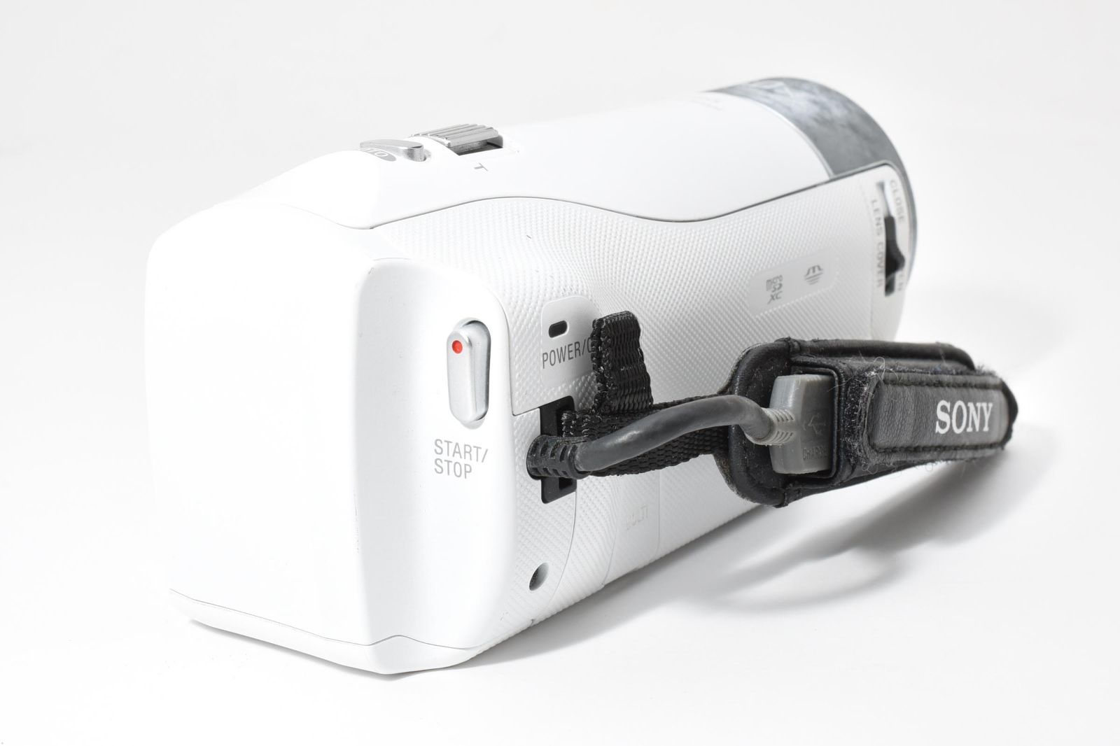 美品・完動品】SONY HDR-CX470 ホワイト ハンディカム 超軽量215g 光学