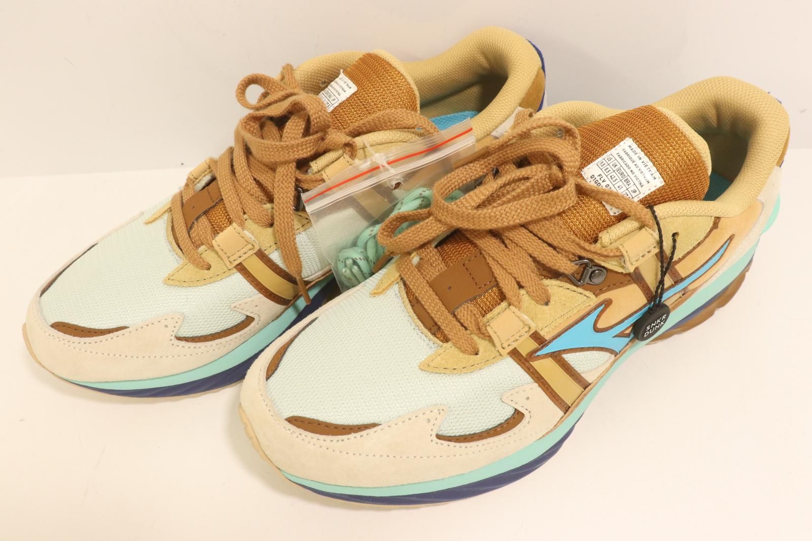 中古】 MIZUNO メンズスニーカー 27.5cm Wave Rider β Baige Blue