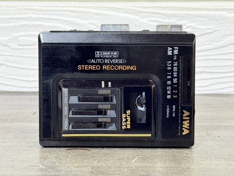 AIWA HS-J370 ステレオラジオカセットレコーダー アイワ オート