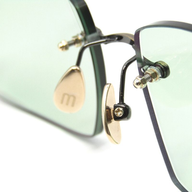 未使用 MATSUDA マツダ サングラス M5004 日本製 リムレス スクエア