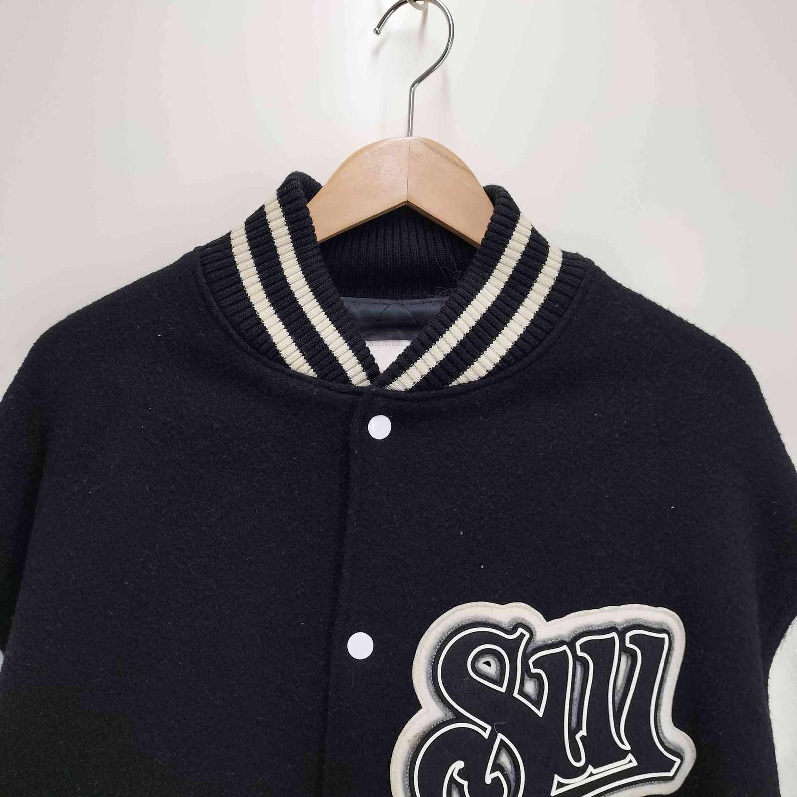 スワッガー SWAGGER ワッペン レザー切替 スタジアムジャケット