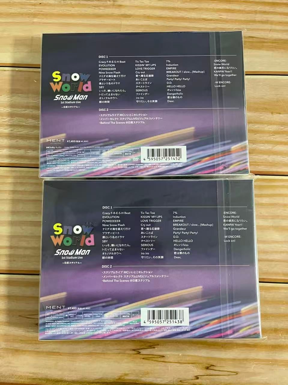 Snow Man 1st Stadium Live DVD+Blu-ray セット - メルカリ