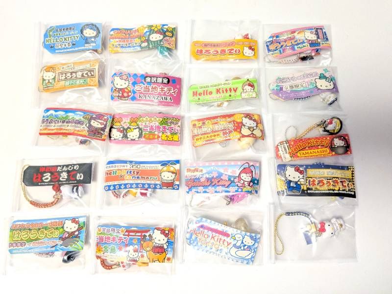 ハローキティ ご当地キティ 根付 ストラップ 20個セット まとめ売り
