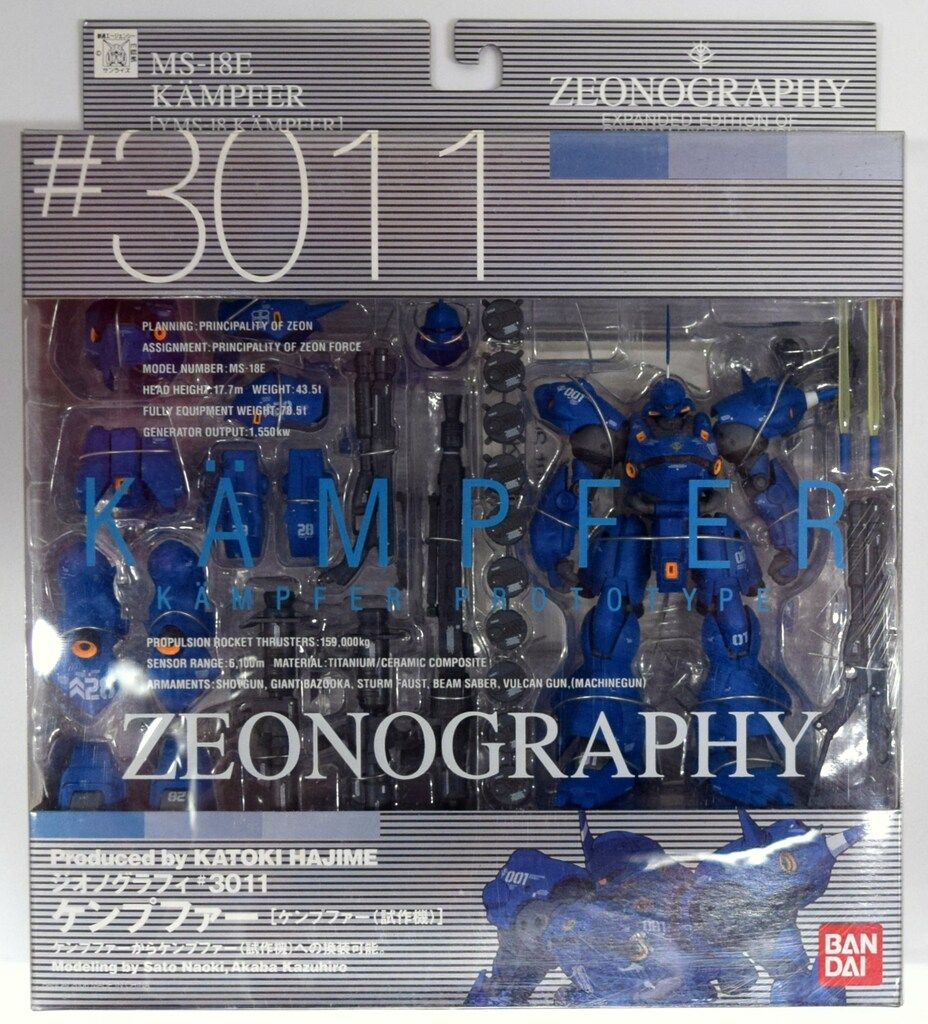 バンダイ ZEONOGRAPHY #3011 MS-18E ケンプファー ケンプファー試作機