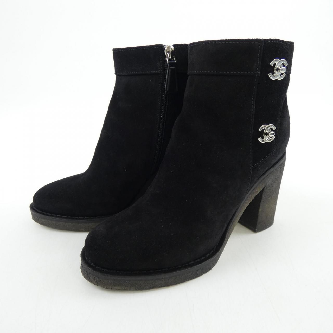 シャネル CHANEL ショートブーツ ターンロック G31285X51596 ブーツ
