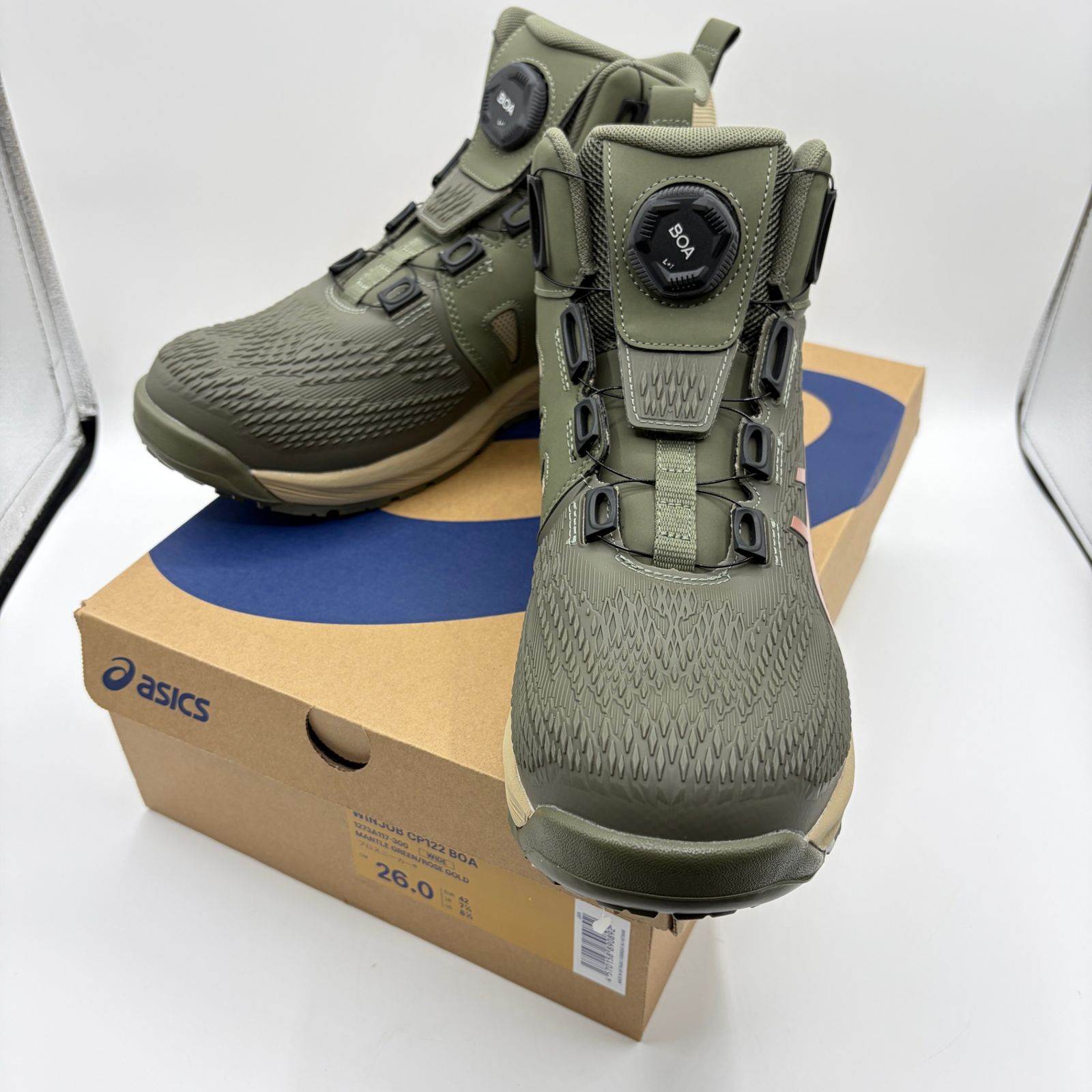 未使用品】 アシックス ウィンジョブ 安全靴 CP122 BOA 【26.0cm