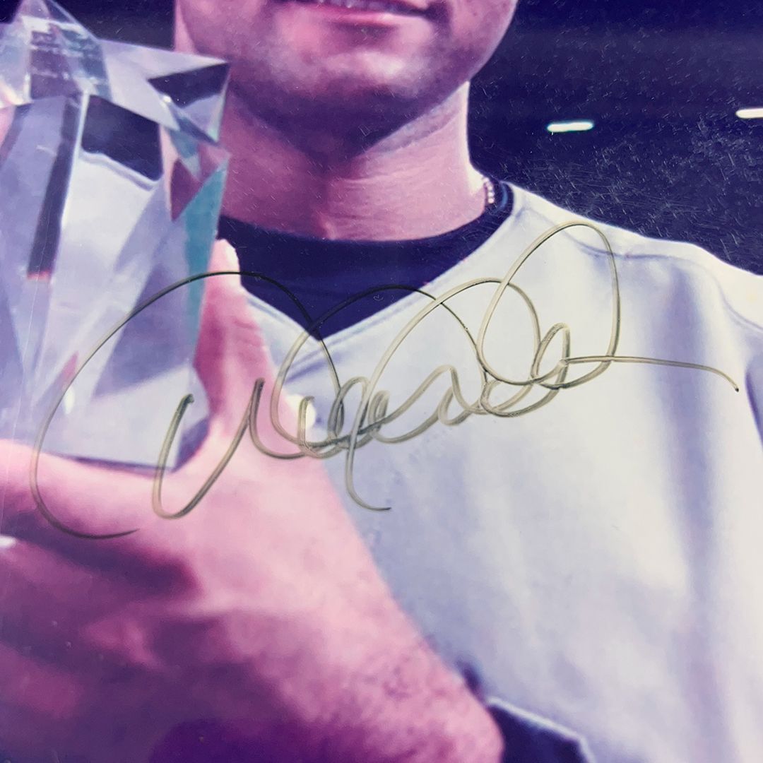 NYヤンキース 世界限定22 デレク・ジーター MVP受賞記念 直筆サイン