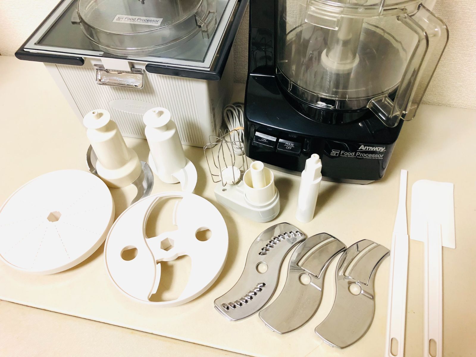 2024年製 Amway 2024年製黒色 フードプロセッサー 全パーツセット