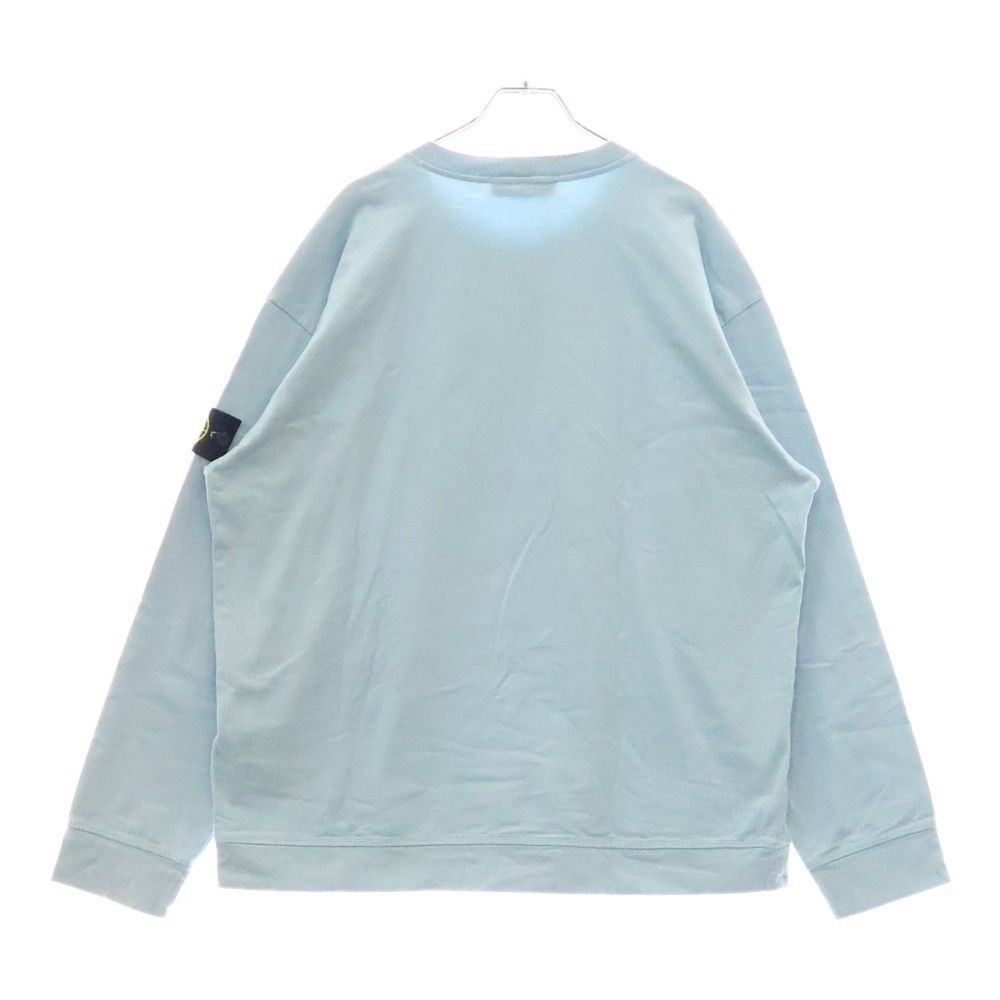 Stone ストーンアイランド ラグラン 水色 トレーナー S STONE ISLAND