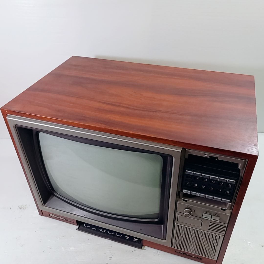 昭和レトロ ナショナル ブラウン管 テレビ ナショナルカラーテレビ