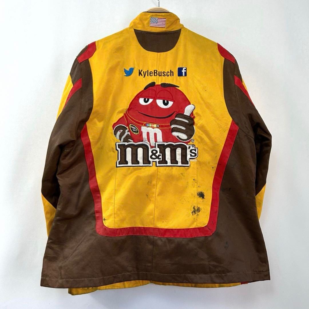 NASCAR ナスカー m&m's エムアンドエムズ 刺繍ロゴ 企業系 企業物