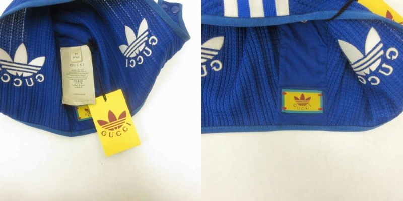 グッチ GUCCI × アディダス ADIDAS 美品 希少 22-23AW KNIT HOOD