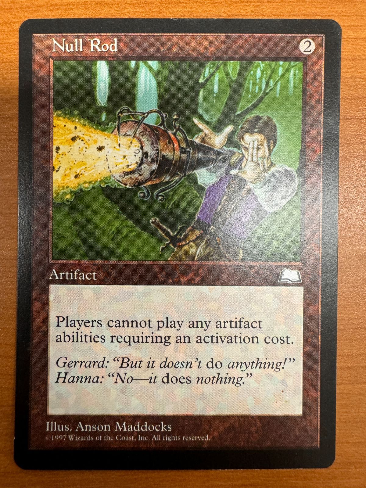 貴重】無のロッド Null Rod 英語版 EN版 WTH 茶 R MTG マジックザ