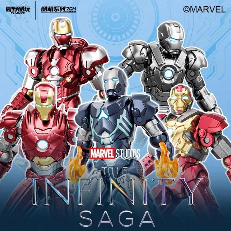 海外限定 アイアンマン MK15?MK19 5種セットボックス アクション