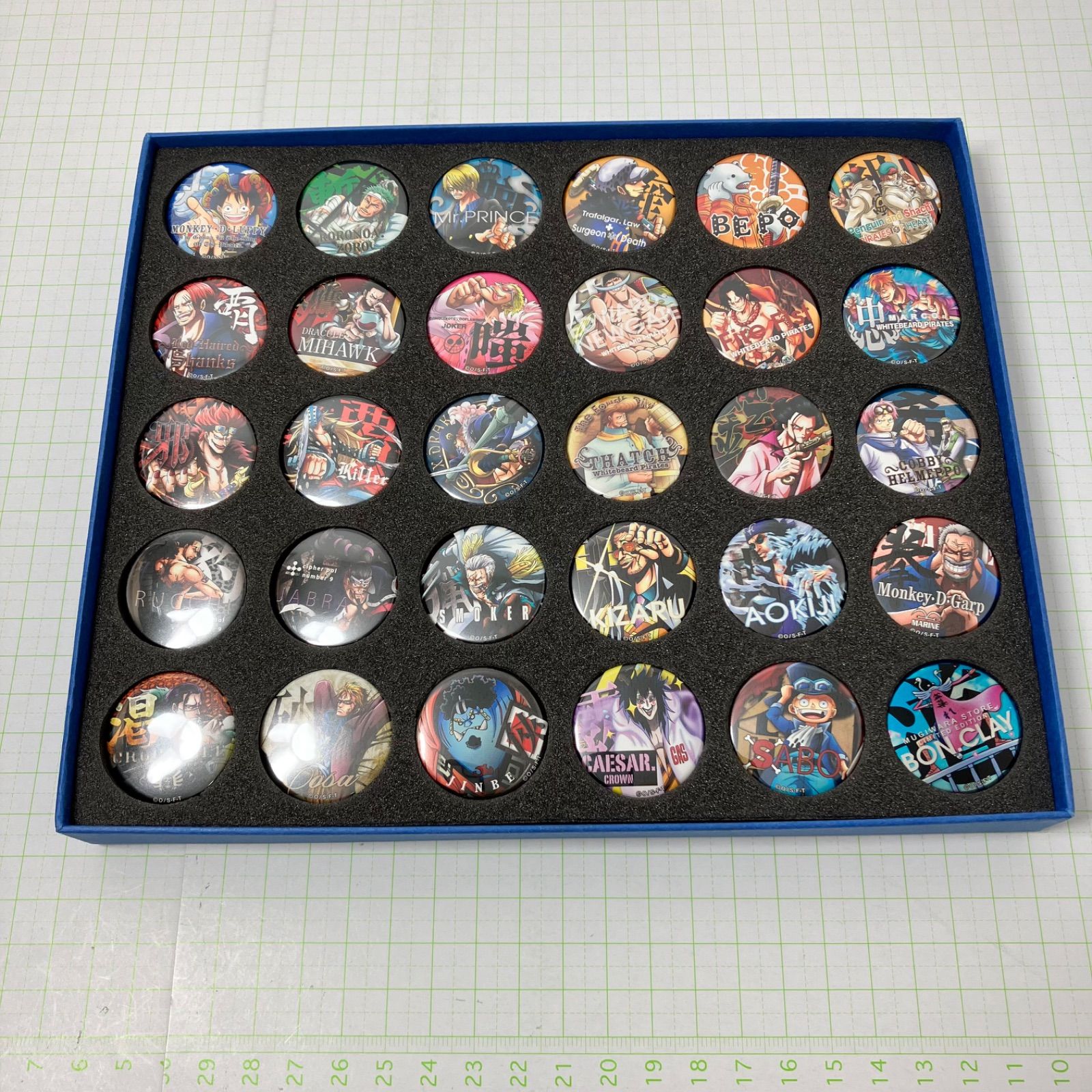 ワンピース 麦わらストア 輩〜YAKARA〜缶バッジ ブルー 第3弾