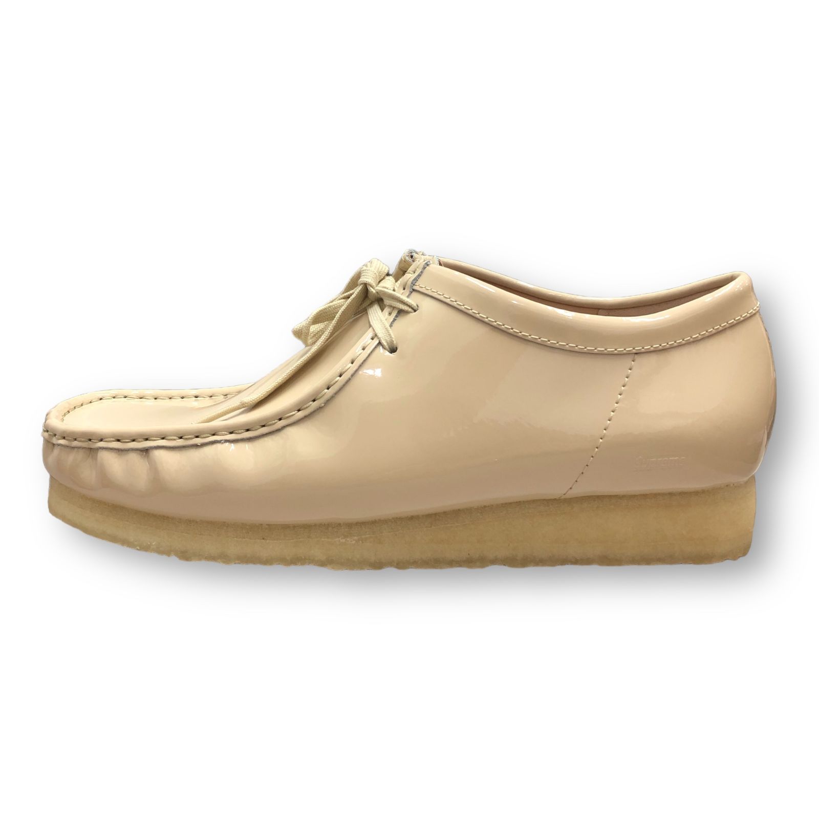新品 Supreme × Clarks Patent Leather Wallabee コラボ パテント